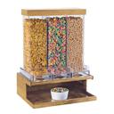 Cal-Mil Madera 3 Section Cereal Dispenser, 18 x 14.5 x 24 inch
