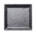 Cal-Mil Faux Slate Square Platter with Raised Rim, 11.5 x 11.5 x 1 inch