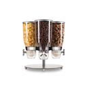 Cal-Mil Turn N Serve Platinum Rotating 3.5 Liter Four Cylinder Cereal Dispenser, 13.5 x 13.5 x 17.75 inch
