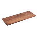 Cal-Mil Mid Century Walnut Rectangle Riser Shelf, 32 x 12 x 0.5 inch -- 3 per case