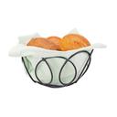 Cal-Mil Black Wire Bread Basket, 6.5 inch Dia x 3.5 inch