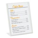 Cal-Mil White Metal Frame Cardholder, 8.75 x 3.5 x 11.25 inch -- 3 per case