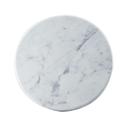 Cal-Mil Carrara Marble Melamine Tray, 15 inch Dia x .75 inch