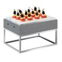 Cal-Mil Ashwood Riser with Melamine Marble Tray, 15 x 11 x 9.25 inch