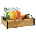 Cal-Mil Madera Serving Tray, 17.25 inch Width x 12.25 inch Depth x 5 inch Height