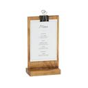 Cal-Mil Madera Pine Wood Clipboard Menu Holder, 4.5 inch Width x 2.5 inch Depth x 8.5 inch Height -- 6 per case