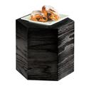 Cal Mil Cinderwood Hexagon Riser, 12 inch Dia. x 11 inch Height