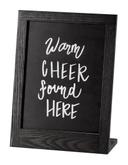 Cal Mil Cinderwood Chalkboard Sign, 10.375 inch Width x 4.75 inch Depth x 13.75 inch Height