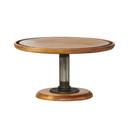 Cal-Mil Madera Rustic Pine Footed Pedestal Cake Stand, 12.75 inch Dia. x 7 inch Height
