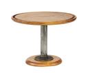 Cal Mil Madera Rustic Pine Footed Pedestal Cake Stand, 12.75 inch Dia. x 9 inch Height
