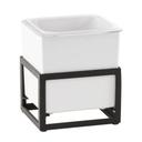 Cal-Mil Monterey Ice Housing with White Melamine Pan, 6.5 inch Width x 7 inch Depth x 8 inch Height