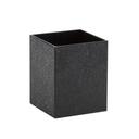 Cal-Mil Black Plastic Classic Utensil Holder, 4.75 inch Width x 4.75 inch Depth x 6.25 inch Height
