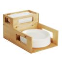 Cal-Mil Madera Plate and Napkin Holder, 10.25 inch Width x 15 inch Depth x 8.25 inch Height