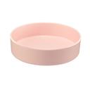 Cal-Mil Hudson Blush Raised Rim Melamine Bowl, 10 inch Dia. x 2.5 inch Height