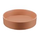Cal-Mil Hudson Terra Cotta Raised Rim Melamine Bowl, 10 inch Dia. x 2.5 inch Height