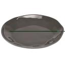Cal Mil Marin Cinder Melamine Plate, 6.5 inch Dia. x 0.75 inch Height