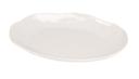 Cal Mil Marin Ivory Melamine Platter, 12 inch Width x 9 inch Depth x 1.25 inch Height