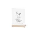 Cal-Mil Blonde Sign Holder, 8.5 inch Width x 11 inch Height