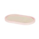 Cal-Mil Blonde Maple Wood Serving Tray with Blush Colored Rim, 7 inch Width x 12 inch Depth x 1 inch Height