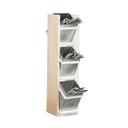 Cal-Mil Blonde 3 Tier Utensil Holder, 4.5 x 7 x 21 inch