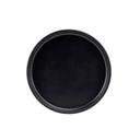 Cal-Mil Hudson Black Low Rim Melamine Plate, 6 inch Dia. x 1 inch Height -- 6 per case