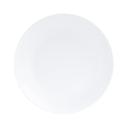 Cal-Mil Classic Coupe White Melamine Plate, 7 inch Dia. X 1.25 inch Height
