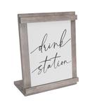 Cal Mil Aspen Sign Holder, 11 inch Width x 6 inch Depth x 13 inch Height