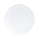 Cal-Mil Classic Coupe White Melamine Plate, 9 inch Dia. x 1.25 inch Height