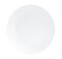 Cal Mil Classic Coupe White Melamine Plate, 9 inch Dia. x 1.25 inch Height
