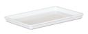 Cal Mil White Melamine Tray, 13 inch Width x 9 inch Depth x 1 inch Height