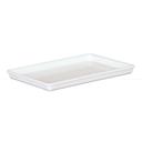 Cal-Mil White Melamine Tray, 13 inch Width x 9 inch Depth x 1 inch Height -- 6 per case