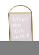Cal Mil Heritage Arched Sign Holder, 8.5 inch Width x 11 inch Depth