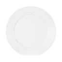 Cal-Mil Classic Rim White Melamine Plate, 11 inch Dia. x 0.75 inch Height -- 6 per case
