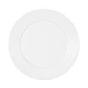 Cal-Mil Classic Rim White Melamine Plate, 9 inch Dia. x 0.75 inch Height -- 6 per case