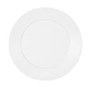 Cal Mil Classic Rim White Melamine Plate, 9 inch Dia. x 0.75 inch Height