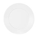 Cal Mil Classic Rim White Melamine Plate, 7 inch Dia. x 0.75 inch Height -- 6 per case