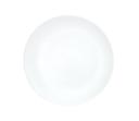 Cal Mil Shallow Coupe White Melamine Plate, 7 inch Dia. X 0.75 inch Height