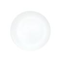 Cal-Mil Shallow Coupe White Melamine Plate, 7 inch Dia. X 0.75 inch Height