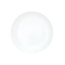 Cal-Mil Shallow Coupe White Melamine Plate, 9 inch Dia. x 0.625 inch Height -- 6 per case