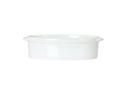 Cal Mil Melamine Oval White Cocotte, 7.250 inch Width x 4 inch Depth x 1.75 inch Height