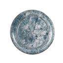 Cal-Mil Reactive Blue and White Melamine Plate, 10.75 inch Dia. x 0.75 inch Height