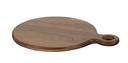Cal Mil Sydney Walnut Serving Board, 14 inch Dia. x 0.75 inch Height