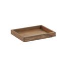 Cal-Mil Sydney Walnut Tray, 10 inch Width x 12 inch Depth x 1.5 inch Height