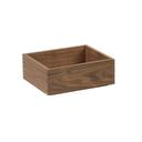 Cal-Mil Sydney Walnut Tray, 10 inch Width x 12 inch Depth x 6 inch Height