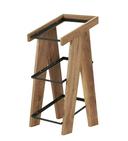 Cal Mil Sydney Walnut 3 Tier Merchandiser, 12.5 inch Width x 13 inch Depth x 27.75 inch Height