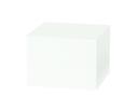 Cal Mil Juno Durable White Metal Cube Riser, 14 inch Width x 14 inch Depth x 11 inch Height