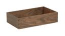 Cal Mil Sydney Walnut Tray, 12 inch Width x 20 inch Depth x 6 inch Height