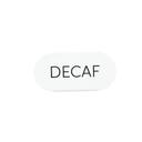 Cal-Mil Juno Oval Decaf Tent, 4.5 inch Width x 2 inch Height