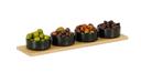 Cal Mil Sydney Oak Serving Flats, 20 inch Width x 6 inch Depth x 0.75 inch Height