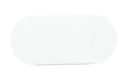 Cal Mil Juno Oval Blank Tent, 4.5 inch Width x 2 inch Height